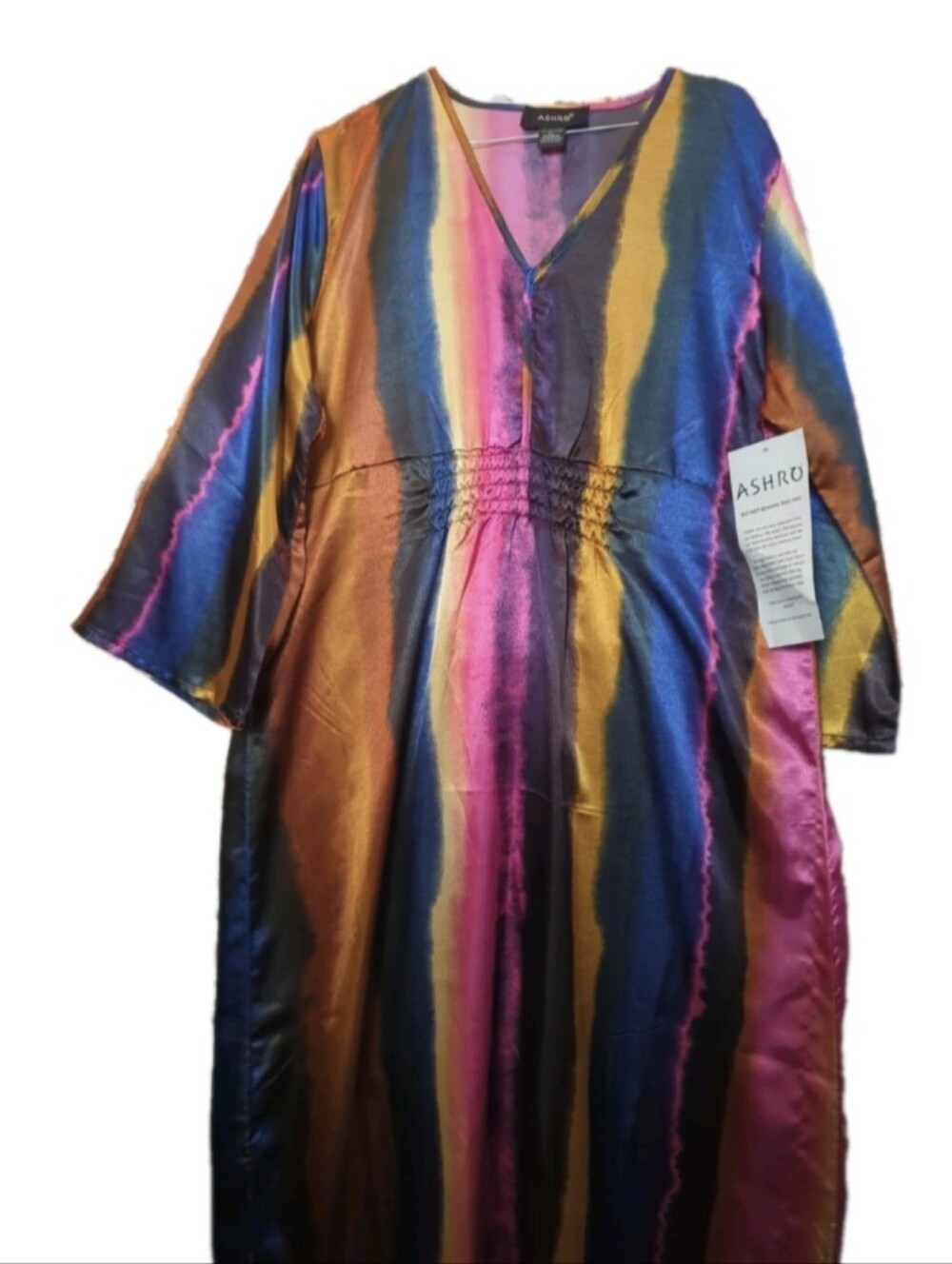 Ashro Multi Color Summer Beach Cruise Take Me Away Dress Size S to L NWT